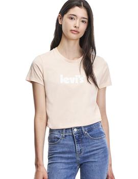Camiseta Levis Perfect Seasonal Mujer Naranja