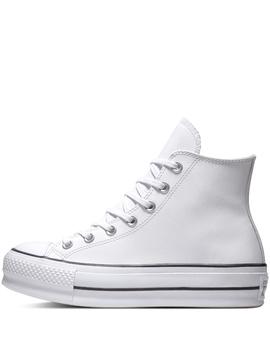 Zapatillas Converse All Star Lift Leather High Unisex Blanco