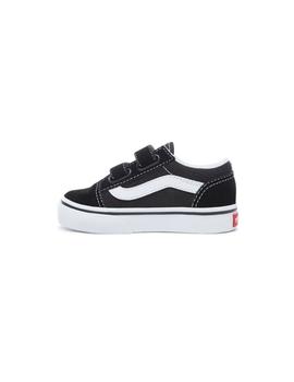 Zapatillas Vans Old Skool Velcro Junior Negro