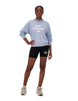 Sudadera New Balance Essentials Mujer Azul