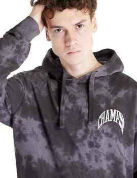 Sudadera Con Capucha Champion Hombre Gris