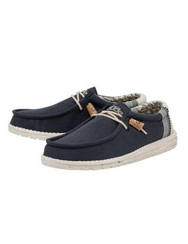 Zapatillas Hey Dude Wally Break Hombre Azul