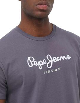 Camiseta Pepe Jeans Eggo Hombre Gris