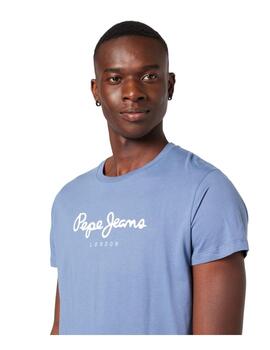 Camiseta Pepe Jeans Eggo Hombre Azul