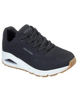 Zapatilas Skechers Uno Stand Hombre Negro