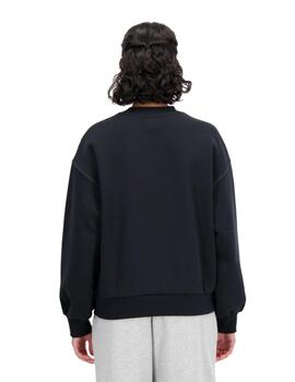 Sudadera New Balance Essentials Brushed Mujer Negro