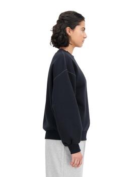 Sudadera New Balance Essentials Brushed Mujer Negro