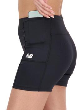 Mallas New Balance Speed Shape Shield Mujer Negro