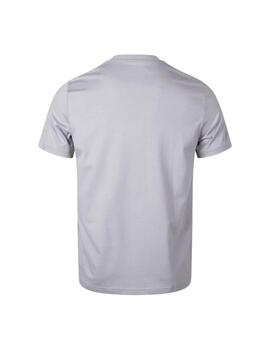 Camiseta Fred Perry Bordada Hombre Gris