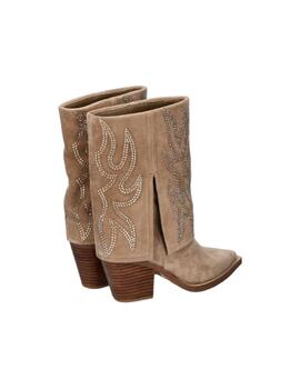 Botas Alma En Pena Crosta Vison Mujer Beige