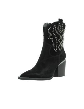 Botin Alma En Pena Crosta Mujer Negro
