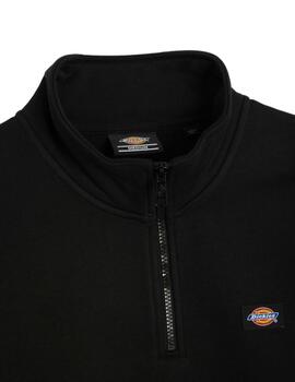 Sudadera Dickies Oakport Quarter Zip Hombre Negro