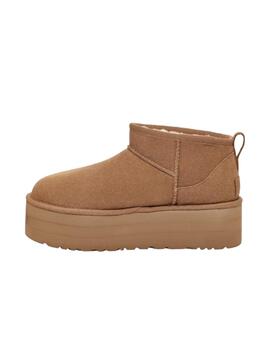 Bota Ugg Classic Ultra Mini Plataform Mujer Camel