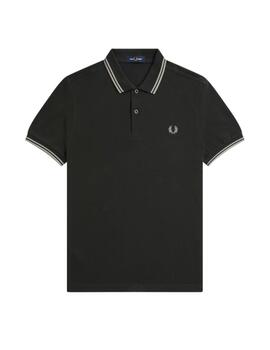 Polo Fred Perry Twin Tipped Verde