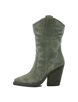 Bota Alma en Pena  Crosta Mujer Verde