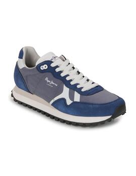 Zapatillas Pepe Jeans Brit On Print Hombre Azul