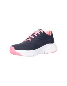 Zapatillas Skechers Arch Fit Big Appeal Mujer Azul