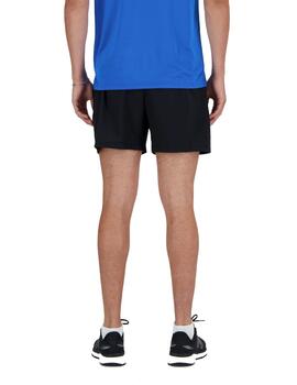 Pantalón Chandal Corto New Balance Hombre Negro