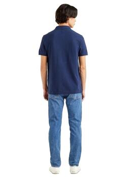 Polo Levis Logo Pequeño Hombre Azul