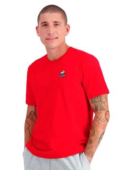 Camiseta Le Coq Sportif Ess Hombre Rojo