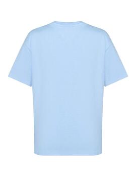 CamisetaTommy Mujer Celeste