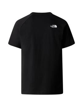 Camiseta TNF Raglan Easy Hombre Negro