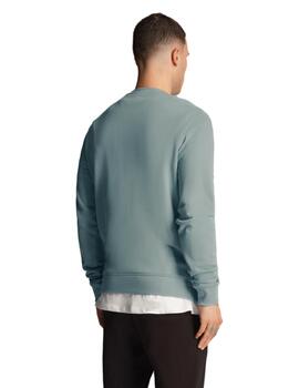 Sudadera Lyle&Scott Crew Neck Hombre Azul