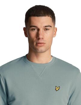 Sudadera Lyle&Scott Crew Neck Hombre Azul