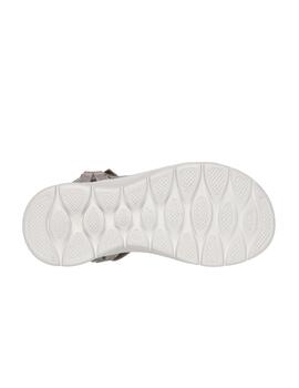 Sandalias Skechers Go Walk Flex Mujer Beige