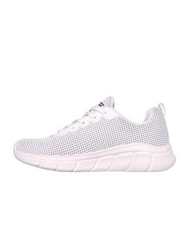Zapatillas Skechers Bob Flex  Mujer Blanco