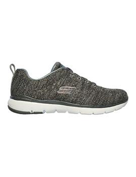 Zapatillas Skechers Flex Appeal 3.0- High Tides Mujer Verde