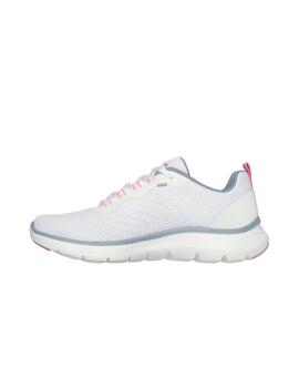 Zapatilla Skechers Flex Appeal 5.0 Mujer Blanco