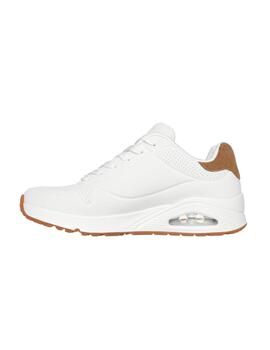 Zapatillas Skechers Uno-Suited on Air Hombre Blancas