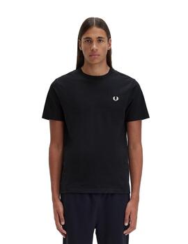 Camiseta Fred Perry Crew Neck Negra