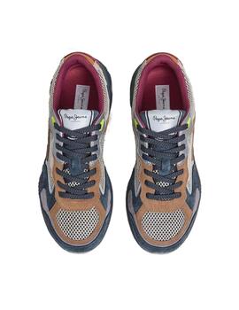 Zapatillas Pepe Jeans Dave Risen Hombre Multicolor
