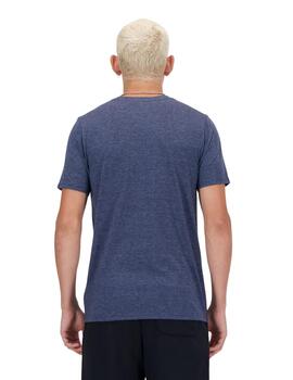 Camiseta New Balance Sport Essentials Heathertech HombreAzul