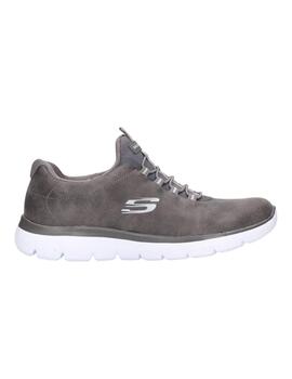 Skechers Summits-Itz Bazik Mujer Gris