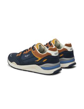 Zapatillas Pepe Jeans X20 Dapple Hombre Azul
