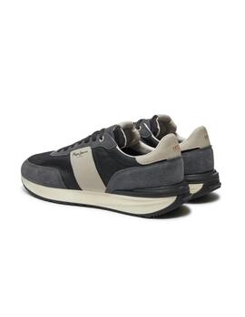 Zapatillas Pepe Jeans Buster Supra Hombre Negro