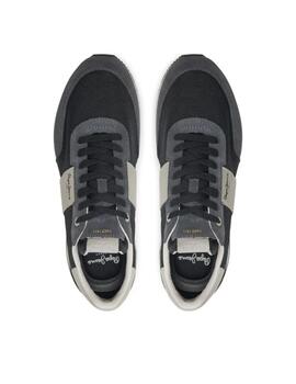 Zapatillas Pepe Jeans Buster Supra Hombre Negro