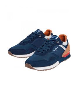 Zapatillas Pepe Jeans London Brand Hombre Multicolor