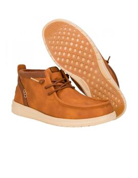 Botín Hey Dude Wally Mid Gripr Classic Hombre Camel