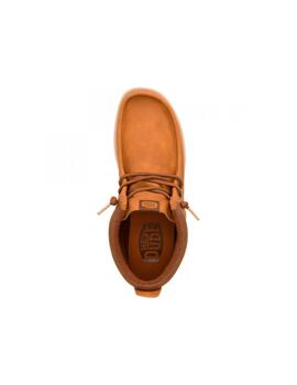 Botín Hey Dude Wally Mid Gripr Classic Hombre Camel