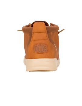 Botín Hey Dude Wally Mid Gripr Classic Hombre Camel