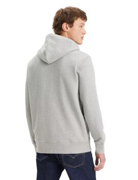 Sudadera Levis Original Housemark Hombre Gris
