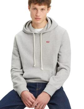 Sudadera Levis Original Housemark Hombre Gris