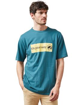 Camiseta Altonadock Hombre Azul