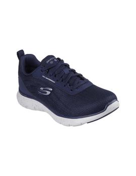 Zapatillas Skechers Flex Appeal 5.0 Waterproof Mujer Marino