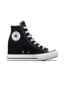 Zapatillas Converse All Star Wedge Platform Mujer Negro