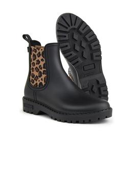 Botas Verbenas Gaudi Mate Animal  Mujer Negro Leopard